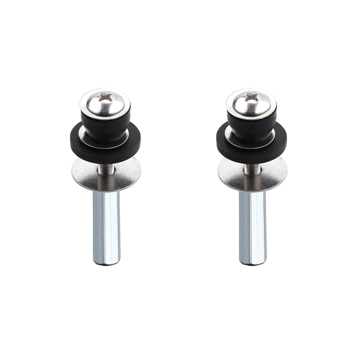 2X Stainless Steel Toilet Seat Bolts Kit for Easy Install
