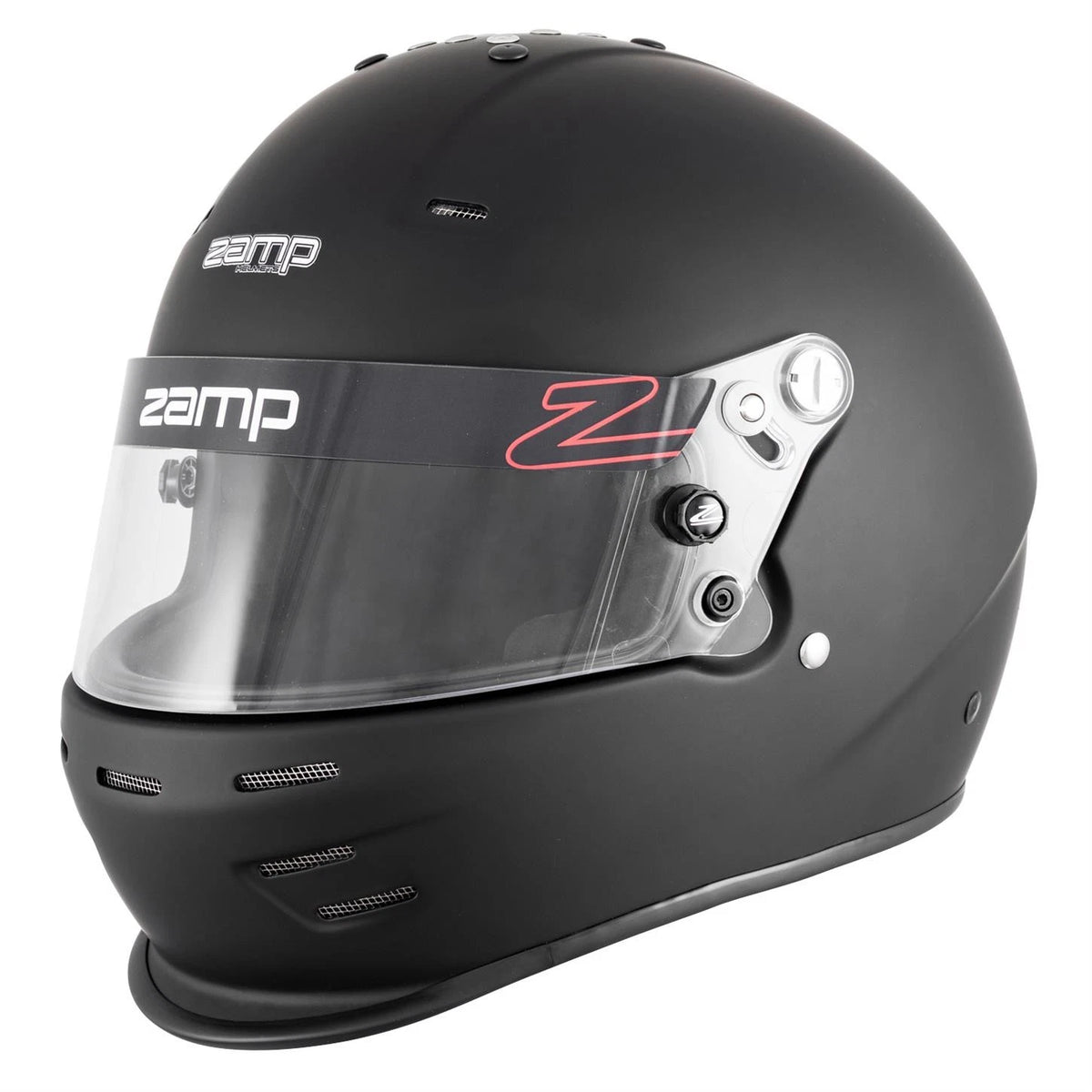 Zamp Racing Helmet H78203FL for RZ-38 (SA2025, Matte Black, Large)