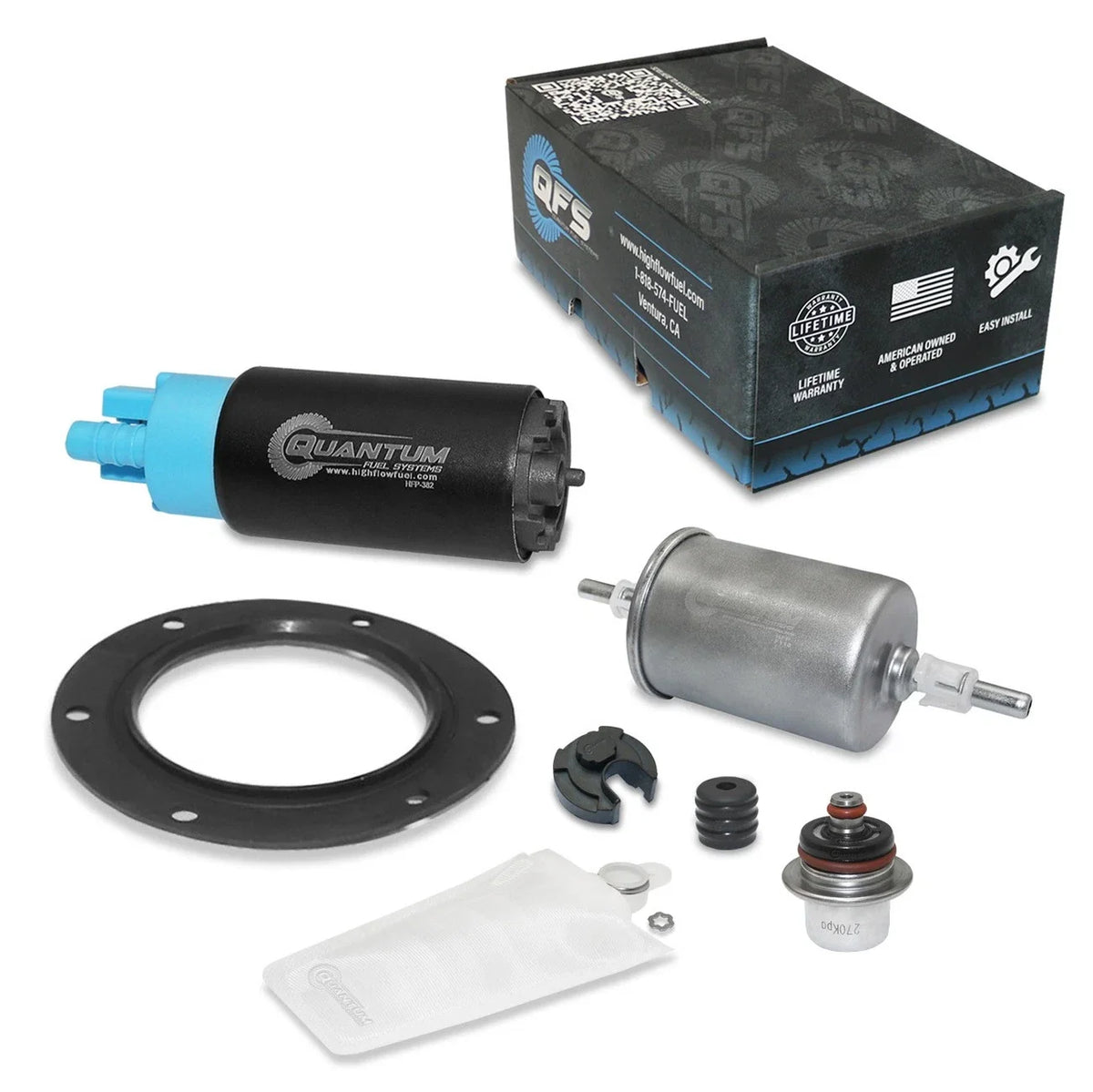 QFS Fuel Pump, Regulator, Gasket, Filter for Polaris Ranger 700 XP (2006)