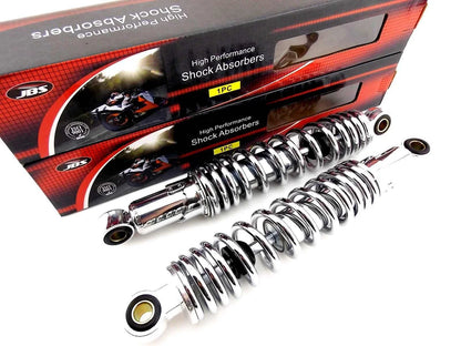 300mm JBS Chrome Rear Shock Absorbers for Suzuki GT500 (1970-1977)