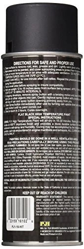 Hi-Temperature Exhaust System Paint for PJ1 16-HIT (11 Oz, Flat Black)