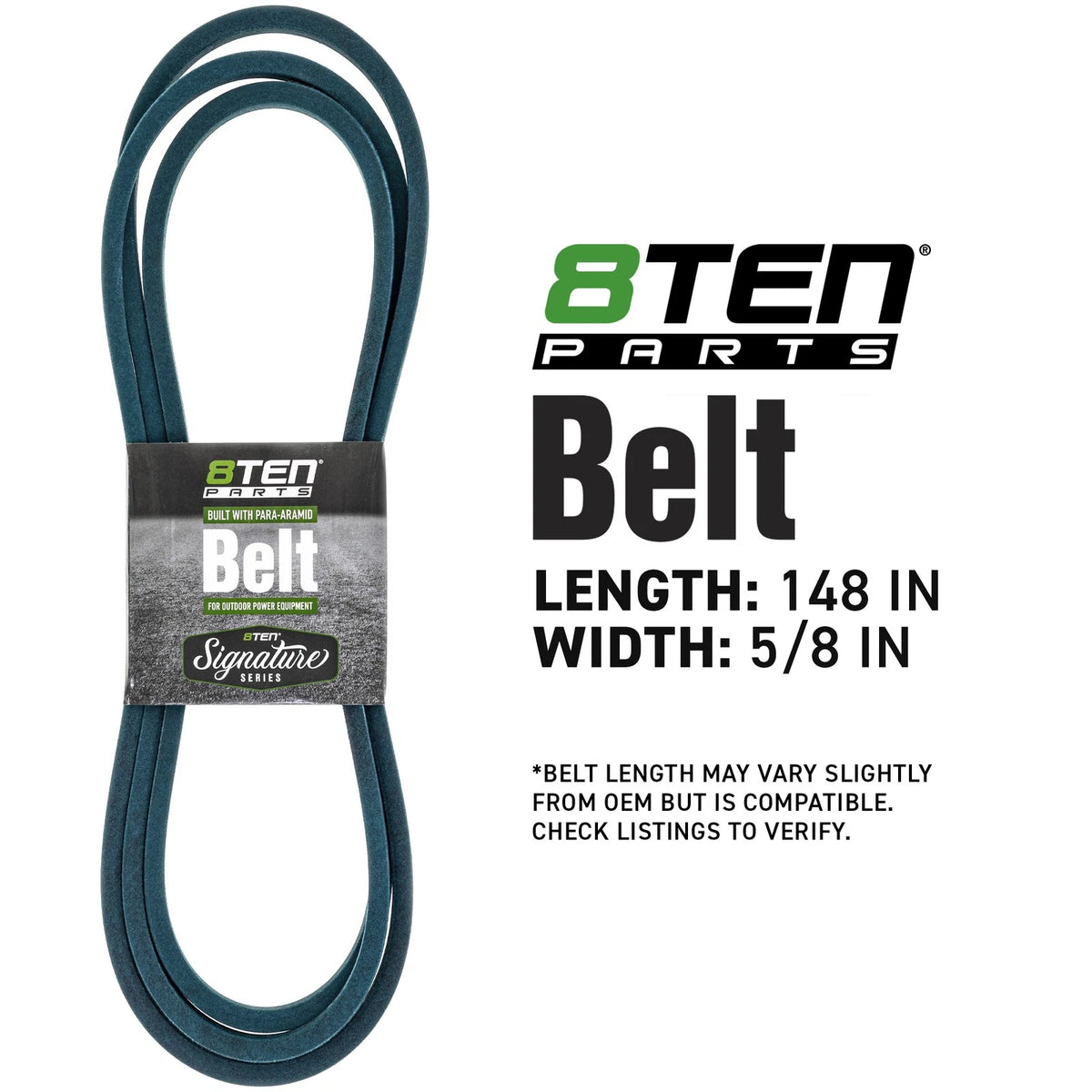 8TEN Signature Belt for Ariens 54-Inch Tractor (936040, 936043) 954-04329, 196103, 954-04329A