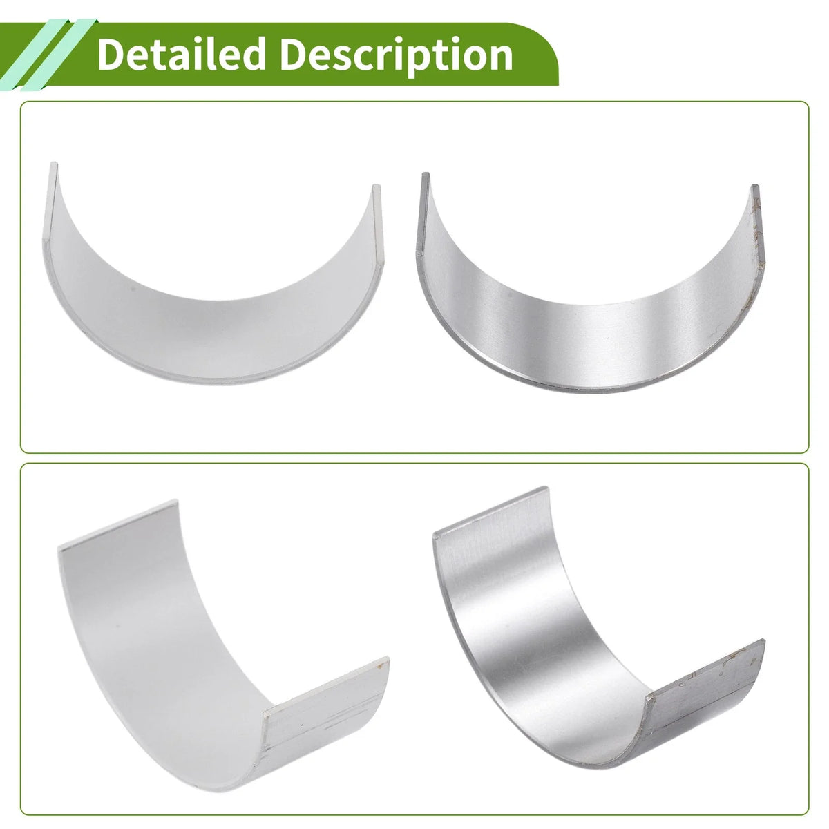 8pcs Big End Bearings Shells for Ford Transit, Mondeo, Land Rover Defender 