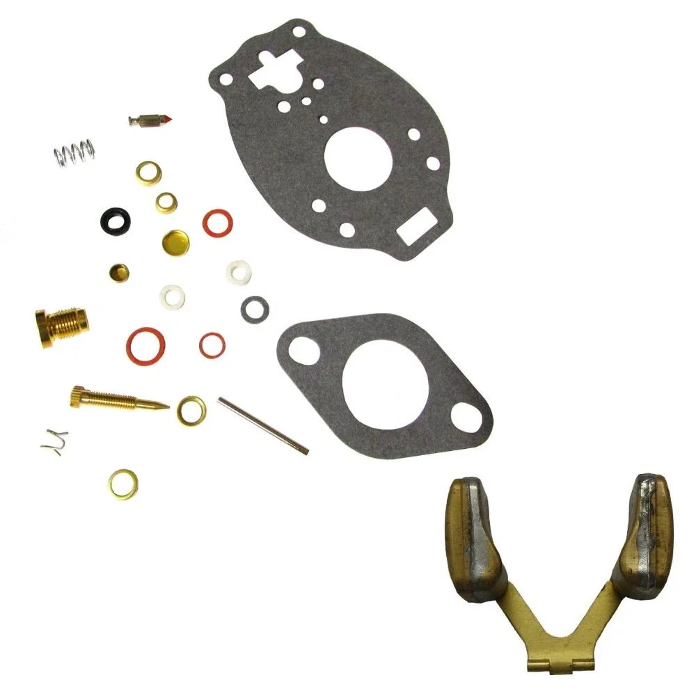 Carburetor Kit w/ Float for Minneapolis Moline BF BG R RT RTI (1939–1963)