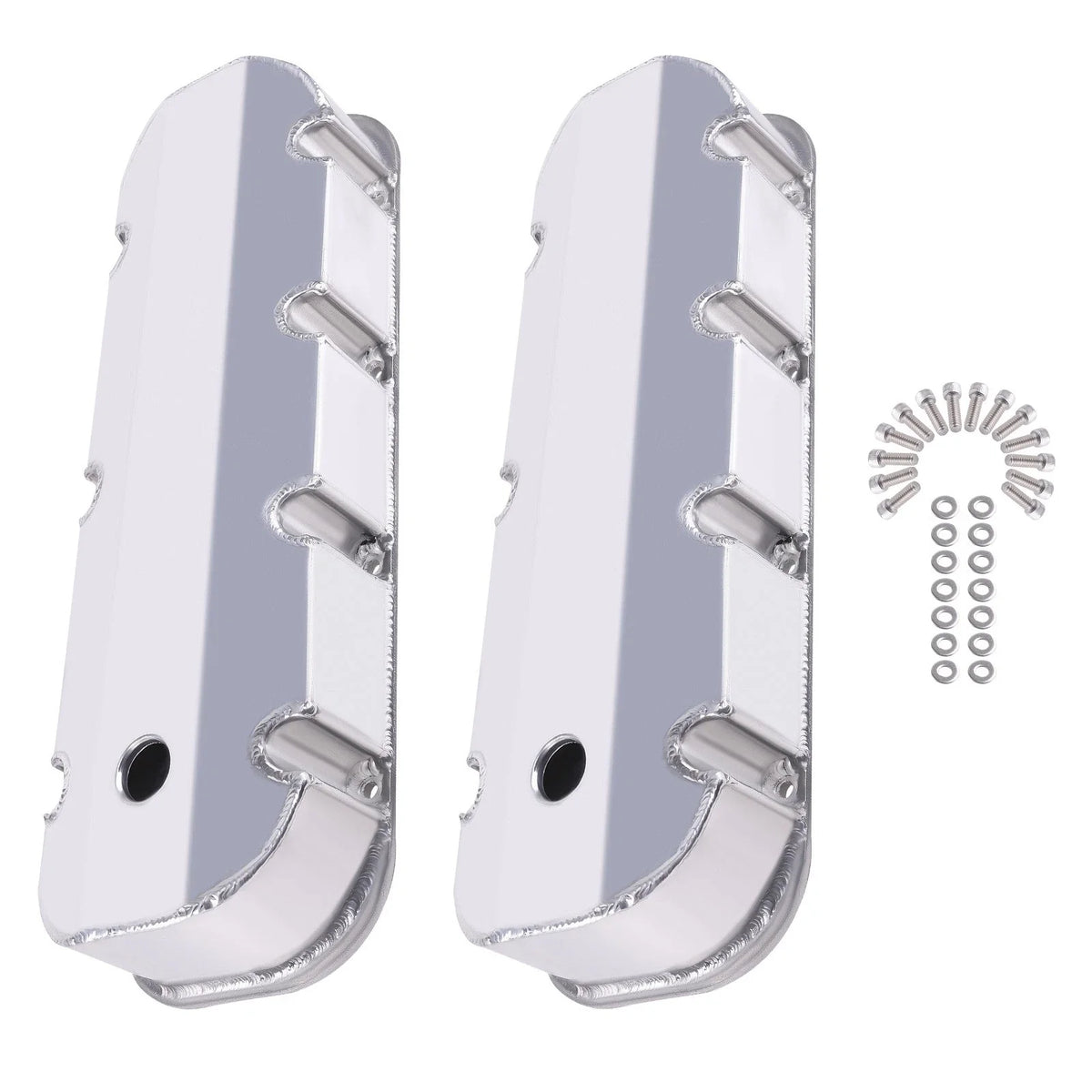 Fabricated Aluminum Tall Valve Covers for Big Block Chevy 454 (1965–1995)