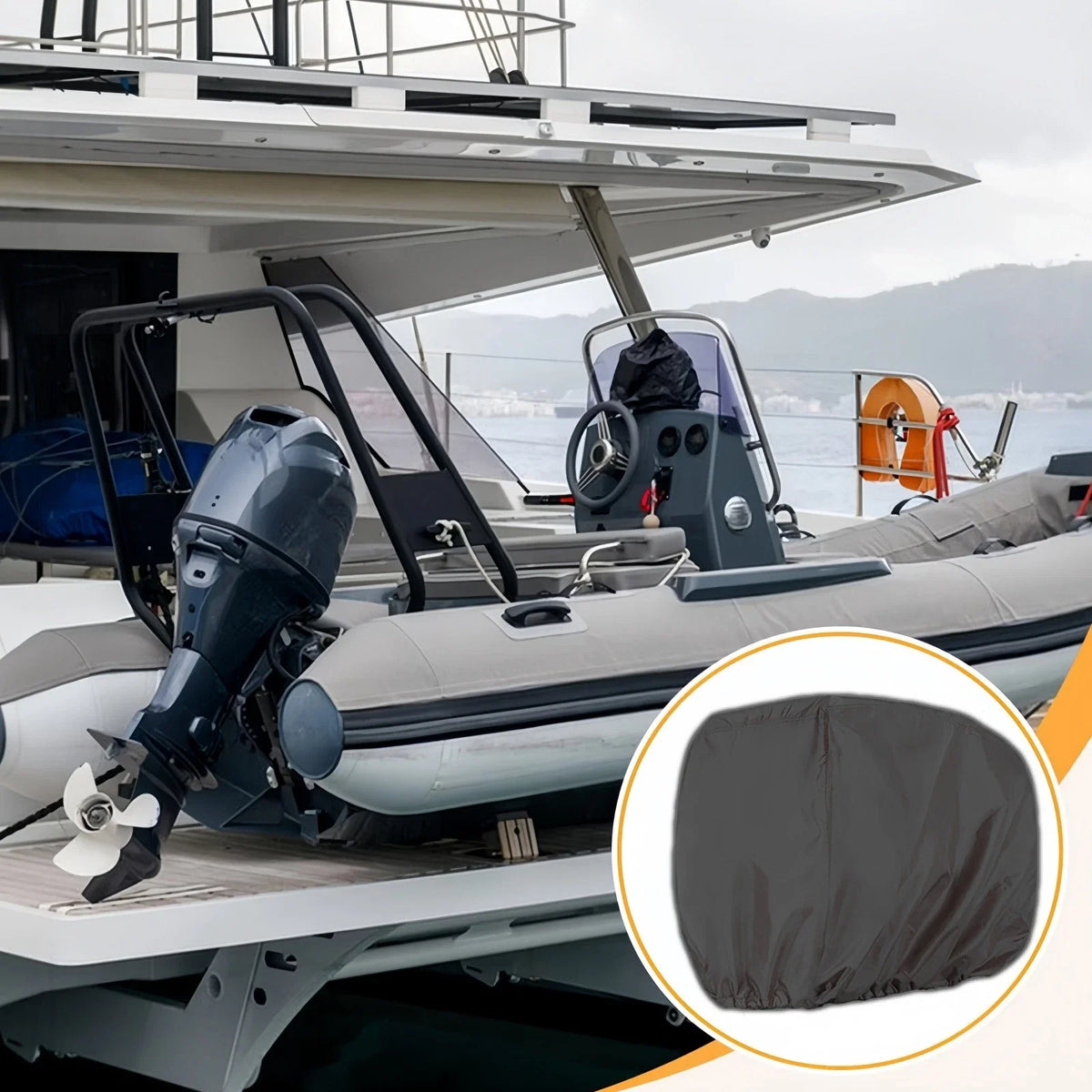 Heavy Duty Waterproof Engine Cover for Suzuki 0-30 HP Outboard