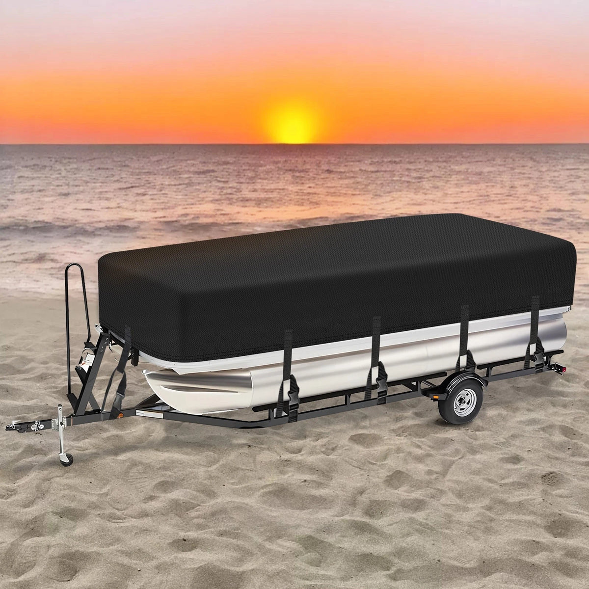 Pontoon Boat Cover for 17-20FT (2017–2020) A300-8-1720 Waterproof Trailerable