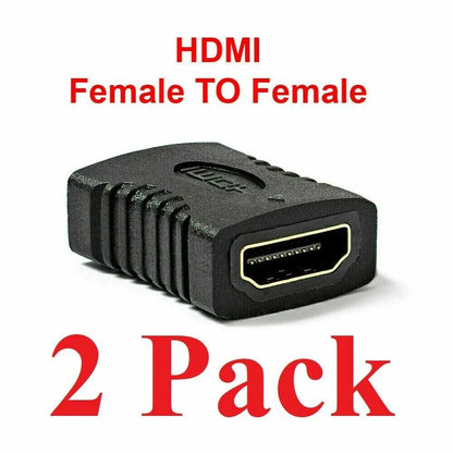 2X HDMI Female to Female Coupler Connector for HDTV 1080P
