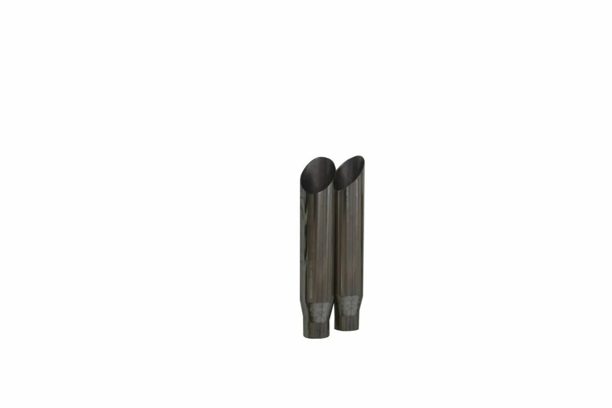 2.5" Dual Exhaust Kit for Suburban Yukon (1969–1972) No Muffler Slash Clamp Side Exit