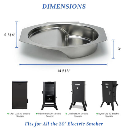 Water Pan Replacement for Masterbuilt 30 Inch Electric Pan