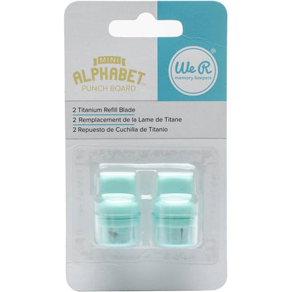 Mini Alphabet Blades for We R Memory Keepers Punch Boards