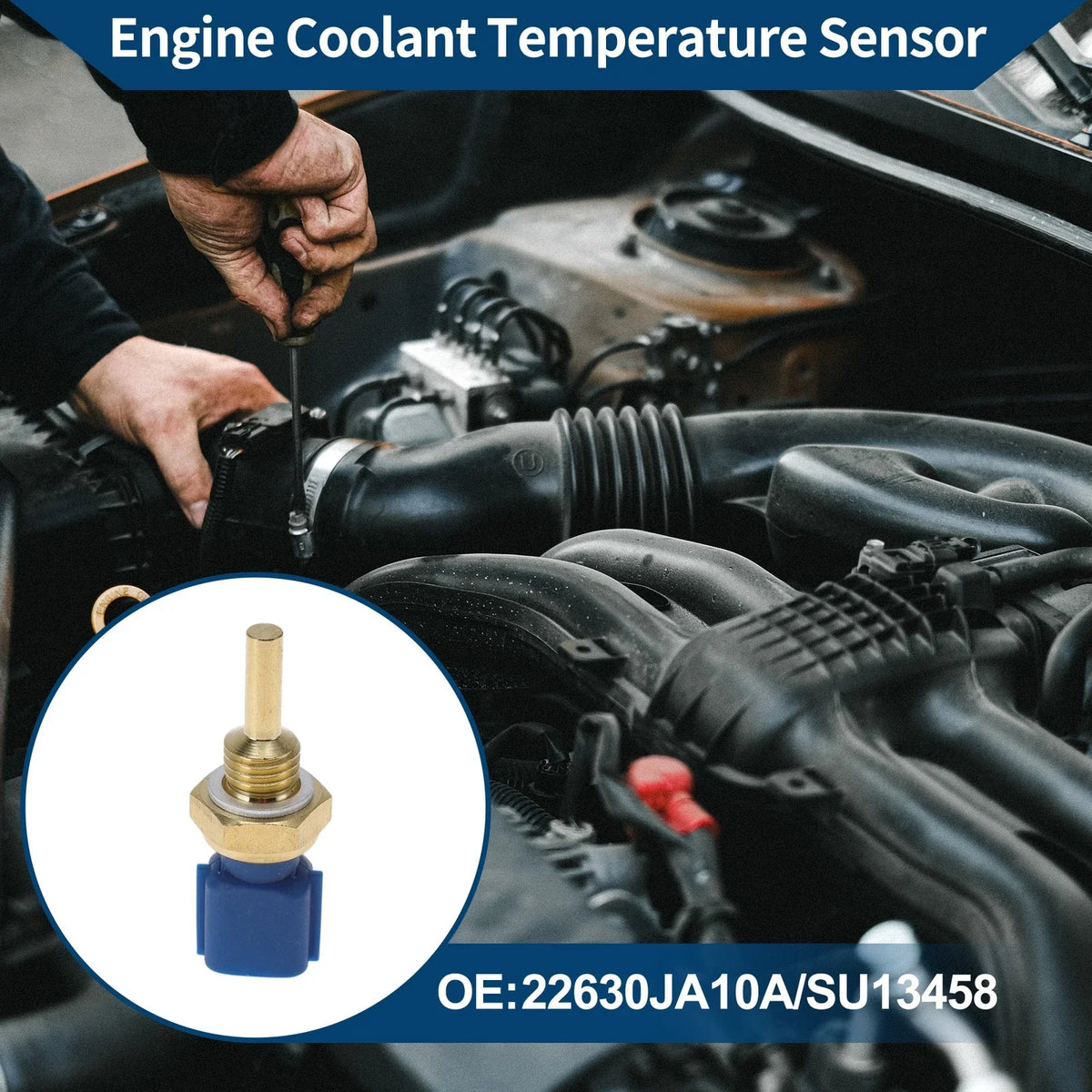 Engine Coolant Temperature Sensor No. 22630JA10A for Nissan Altima (2013–2018)