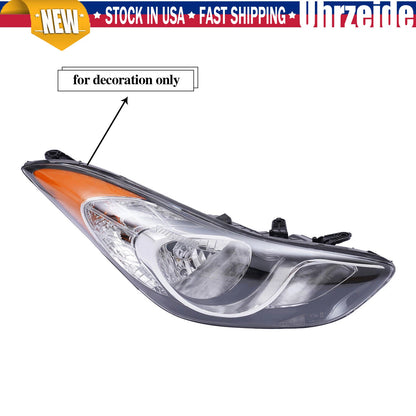 Right Passenger Headlight Assembly for Hyundai Elantra (2011–2013) 92102-3Y000, HY2503161