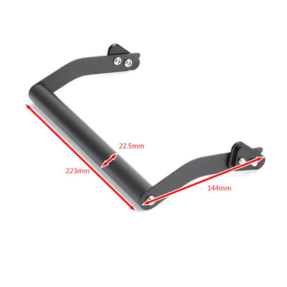 GPS/Smartphone Mount Navigation Bracket for Kawasaki KLE650 Versys650 (2015–2019) M523-A101-Black