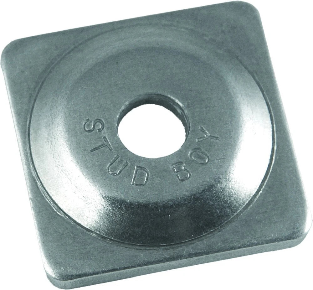 24X Stud Boy Square Backer Plates Aluminum for (2061-P1)