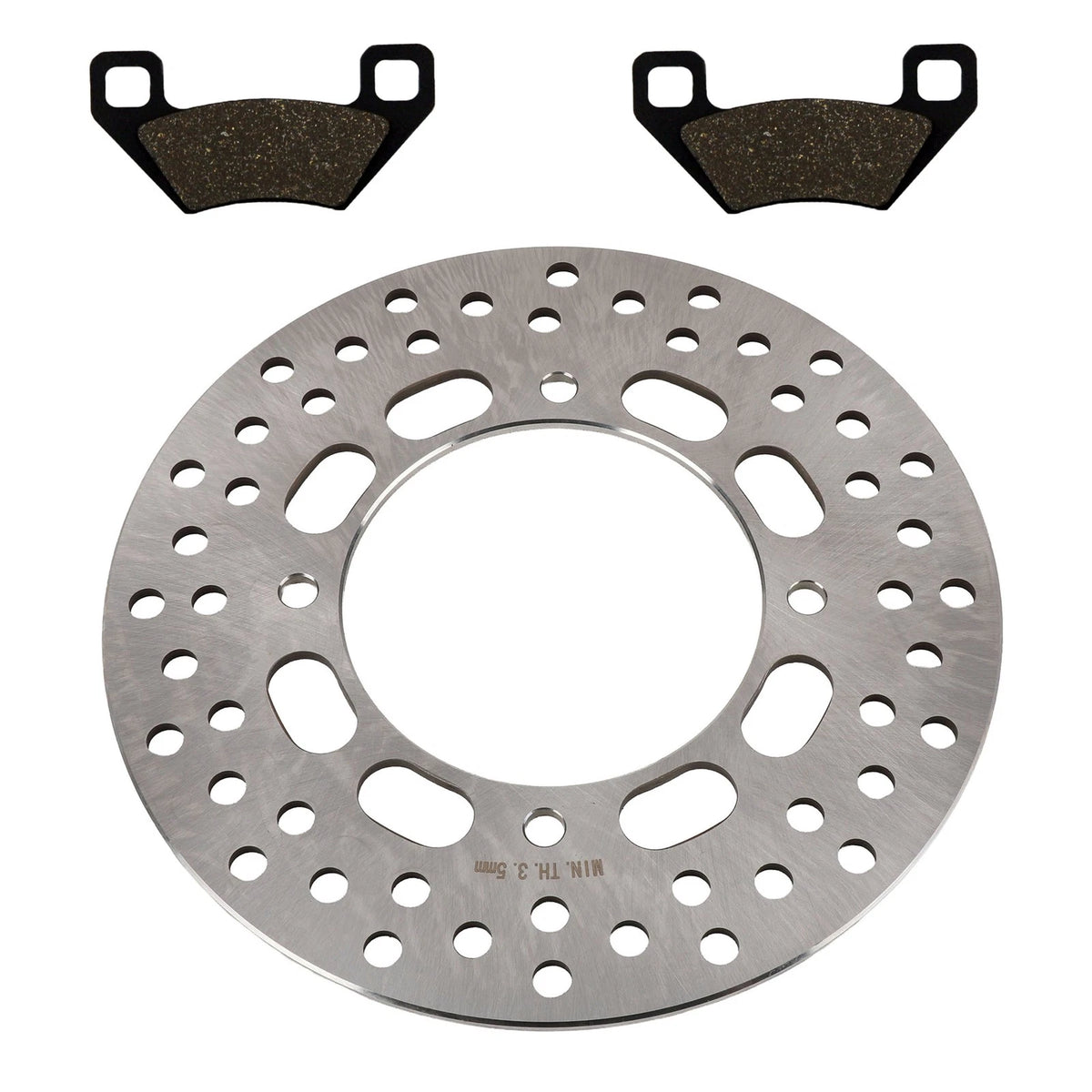 Rear Brake Rotor & Semi-Metallic Pads for Arctic Cat Alterra 500 (2017–2018) FS-2106 FS-458F