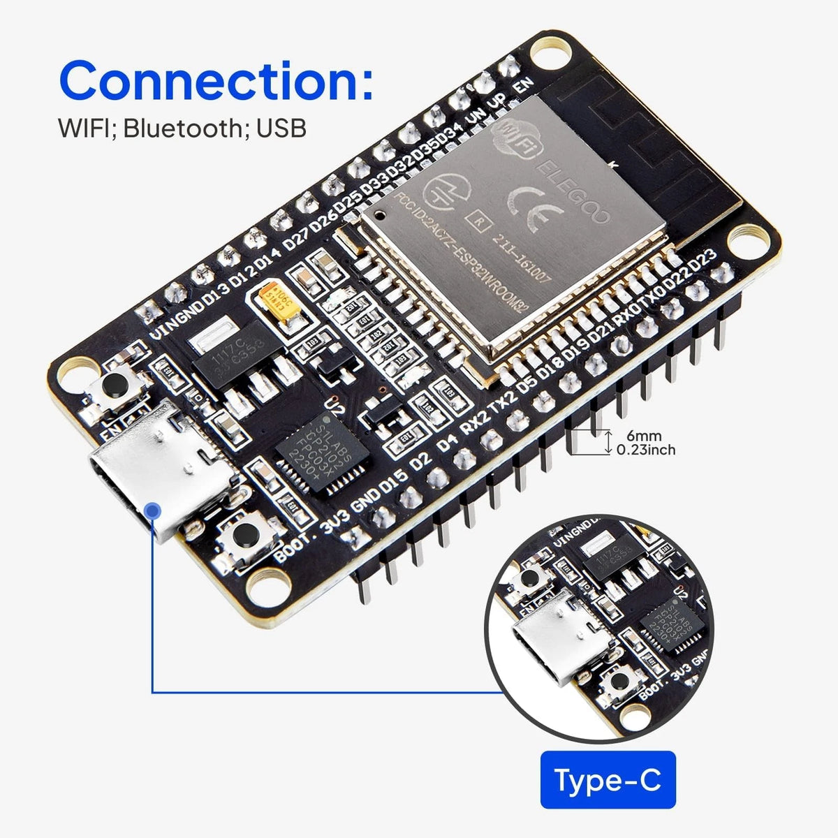 ESP-32 Super Starter Kit for Development Board (USB-C)