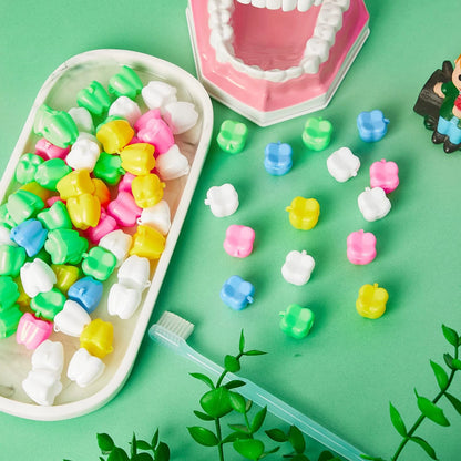 150 Pcs Colorful Tooth Savers Box for Dental Use (Pink, Yellow, Green, White, Blue)