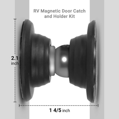 2X RV Magnetic Door Catch and Holder for RV
