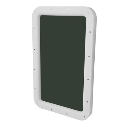 Tinted Glass RV Window Entry Door for Universal RV Trailer Camper (15"x24")