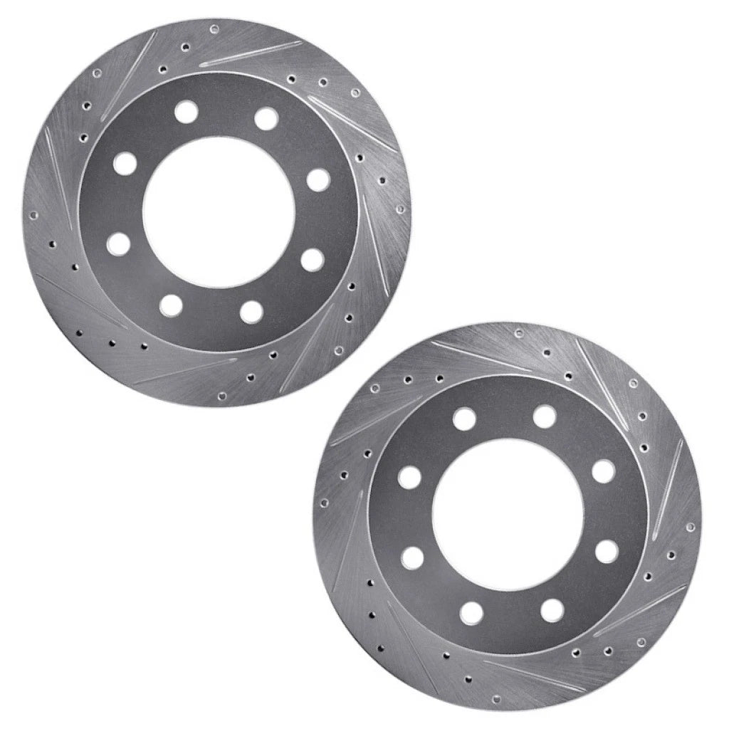 Drilled and Slotted Rotors for GMC Sierra 1500 (2001–2003) ALX-PAU-DF-7212-48010-CLA5