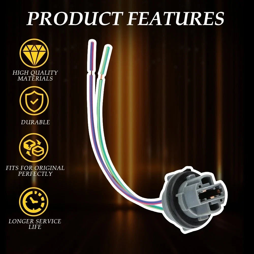 2X 7441 7440 Brake Turn Signal Light Wiring Harness for