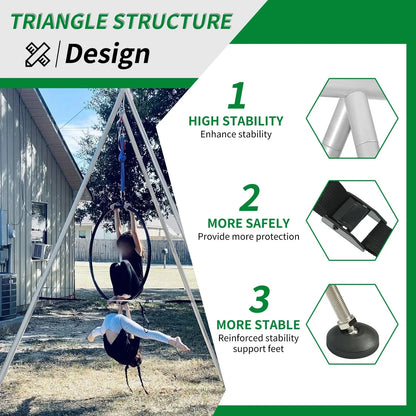 Aerial Yoga Stand Frame for Indoor Outdoor Fitness (10FT)