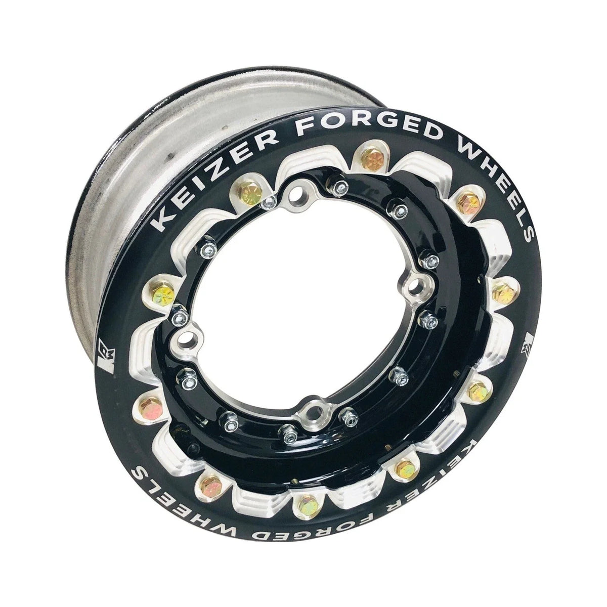 Keizer Racing Forged Dual Beadlock Wheels Set of 2 for Suzuki LTR450 LTZ400 (2006–2023)