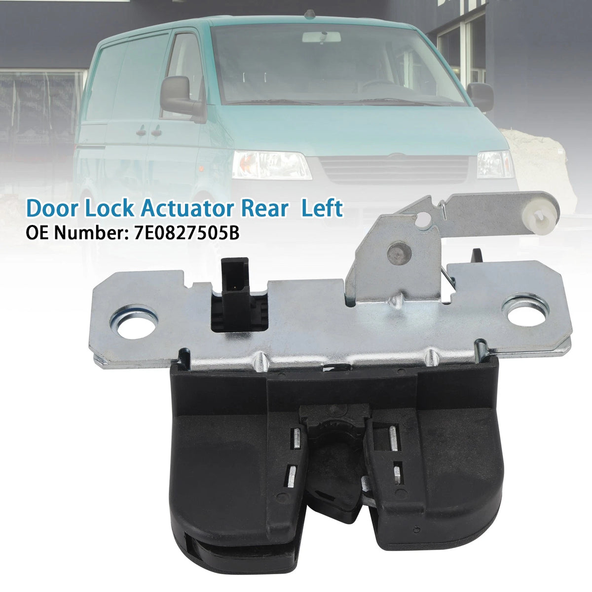 Door Lock Actuator Rear Left for VW Transporter T5 T6 (2003–2019) 7E0827505B