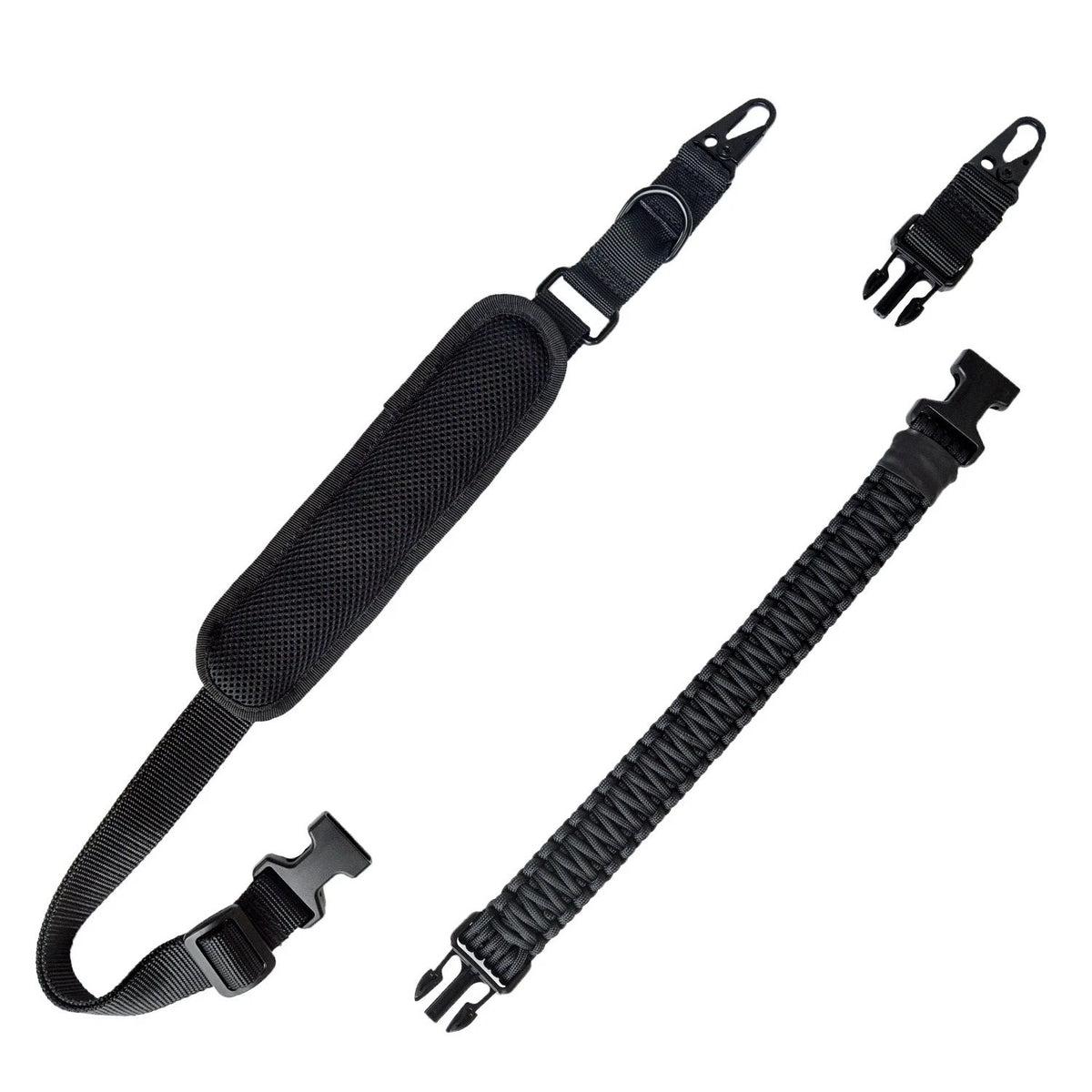 2X Paracord 2 Point Rifle Sling for HK Style Clip