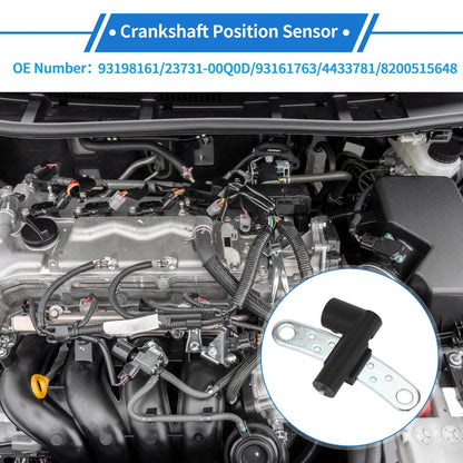 Crankshaft Position Sensor for Nissan Qashqai 2.0 (2007–2013) No. 23731-00Q0D