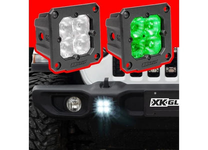 2X XKChrome 20W LED Cube Light Kit for Universal Vehicles (XK065002-D-KIT)