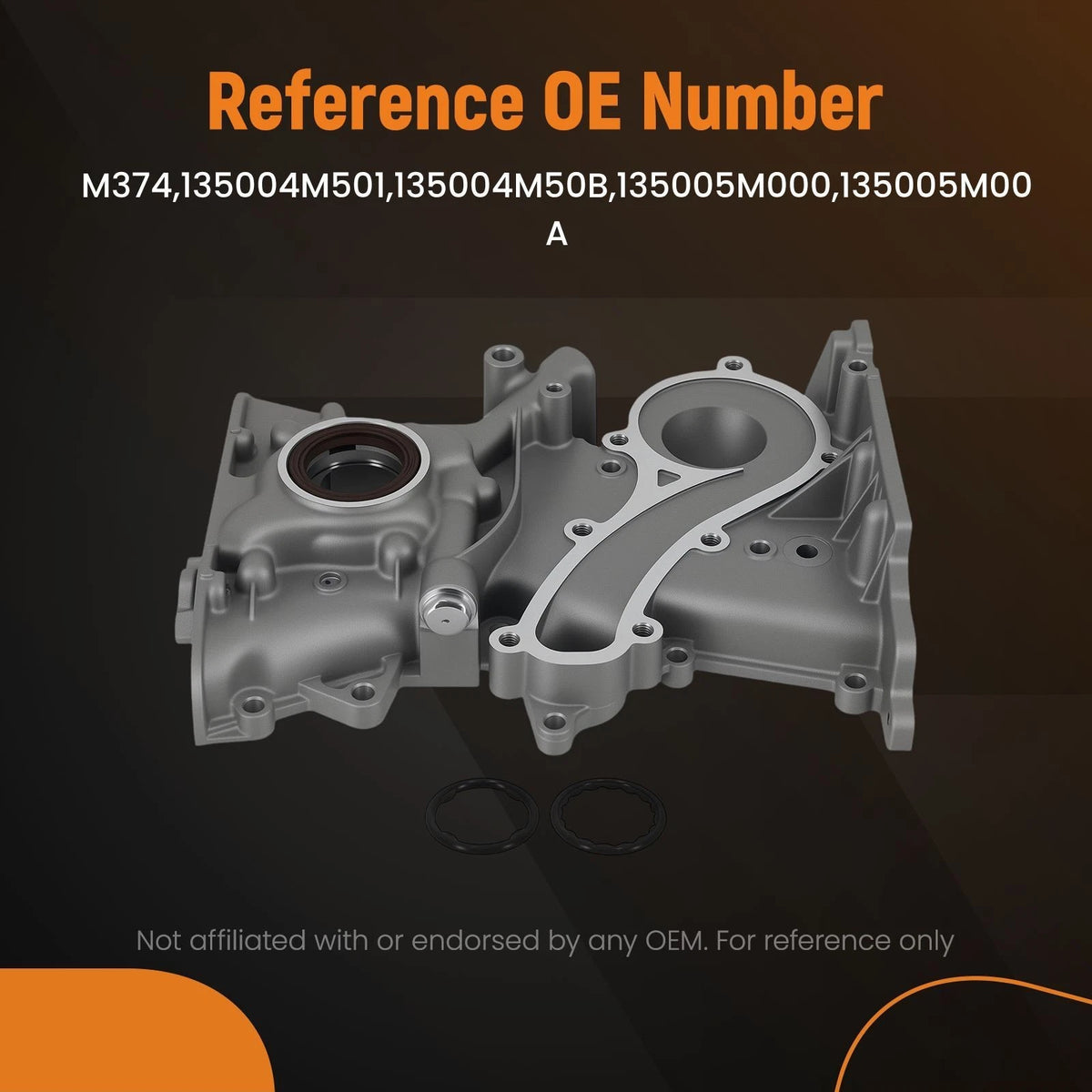 Crankshaft Oil Pump for Nissan Sentra (2000–2006) 135005M000, OP614, M-374