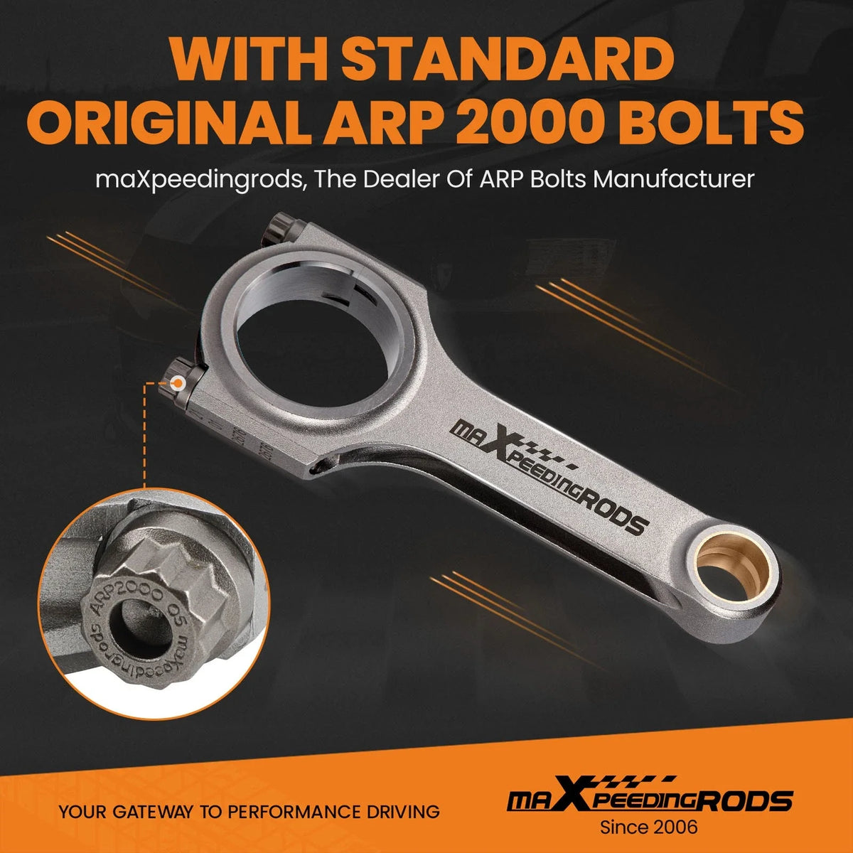 Connecting Rods for Toyota Supra JZA80 2JZ 1993–2002