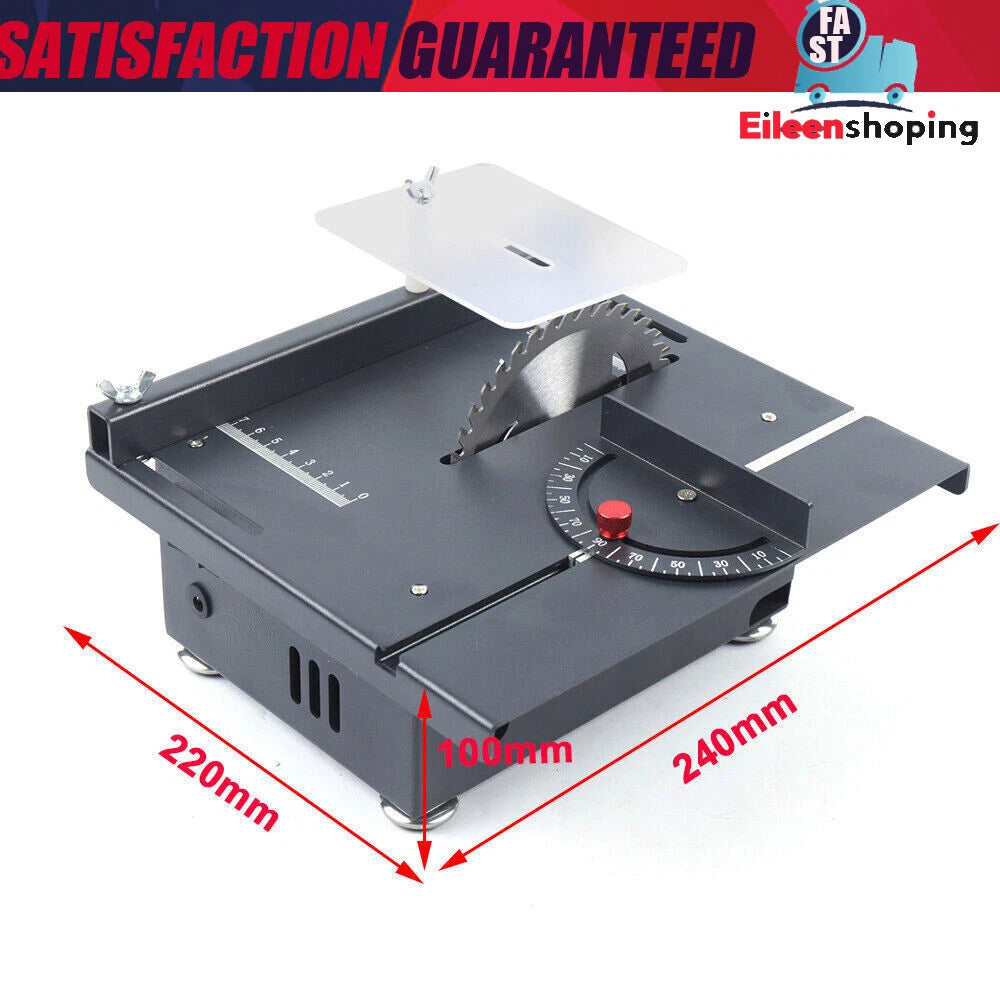 Mini Electric Table Saw for Metal Wood Cutting (7200RPM)