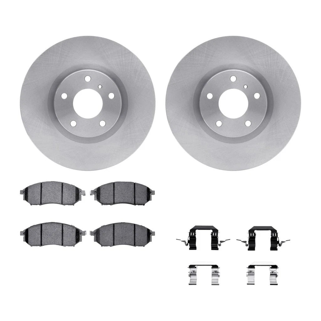 Brake Rotor Set Front for Nissan 350Z (2006–2009) ALX-PAU-DF-6512-67345-CLA1