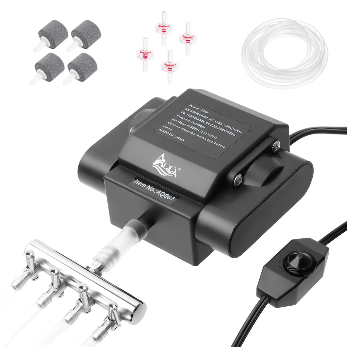 4 Outlet Air Pump for Fish Tank (600 Gal)