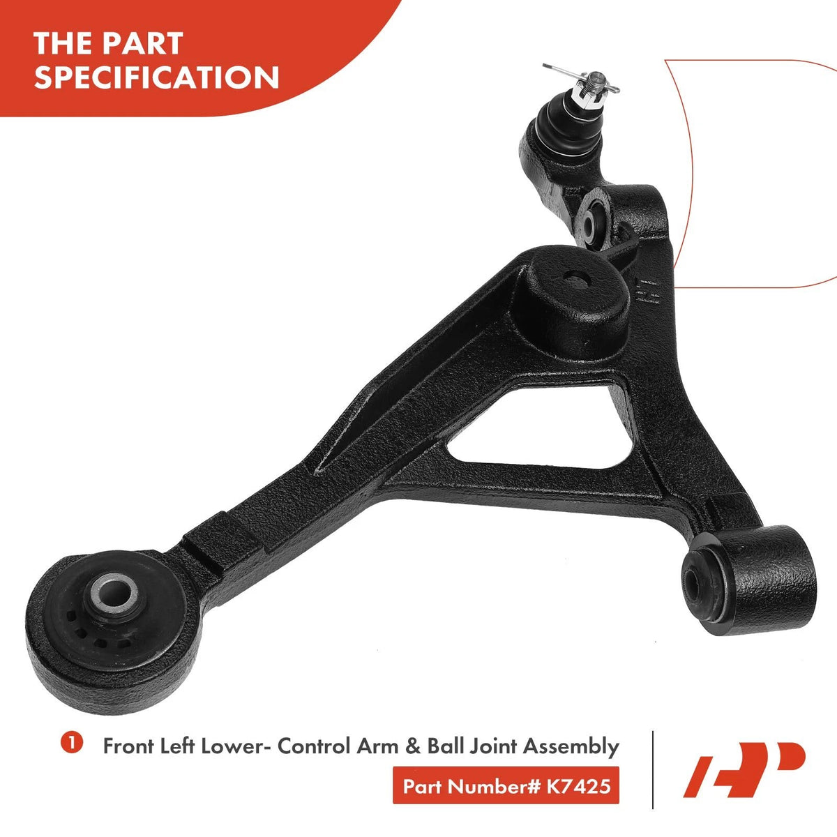 Set of 6 Front Lower Control Arm Ball Joint Sway Bar for Chrysler Sebring (K7306, K7218, K7425, K7427)