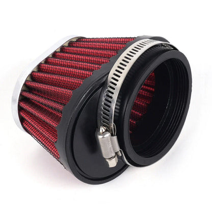 60mm Red Air Filter Pod Cleaner for Dirt Bike ATV Quad Motorcycle (Fit)