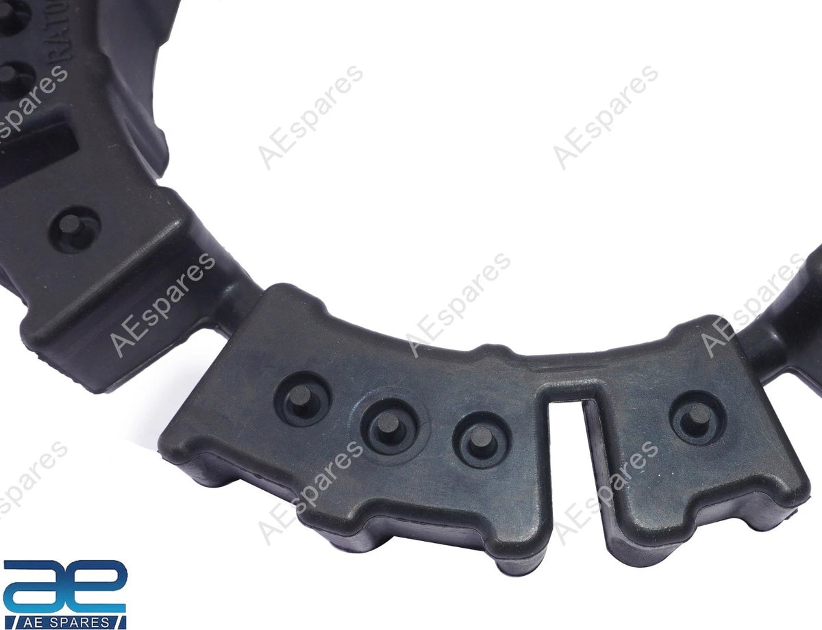 Cush Rubber Black for Royal Enfield Himalayan 450 (2023–2023) RAT00289