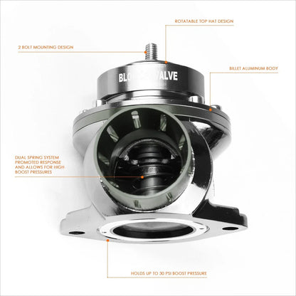 Universal Adjustable 2-Bolt Turbo Blow-Off Valve for Type-S RS RZ