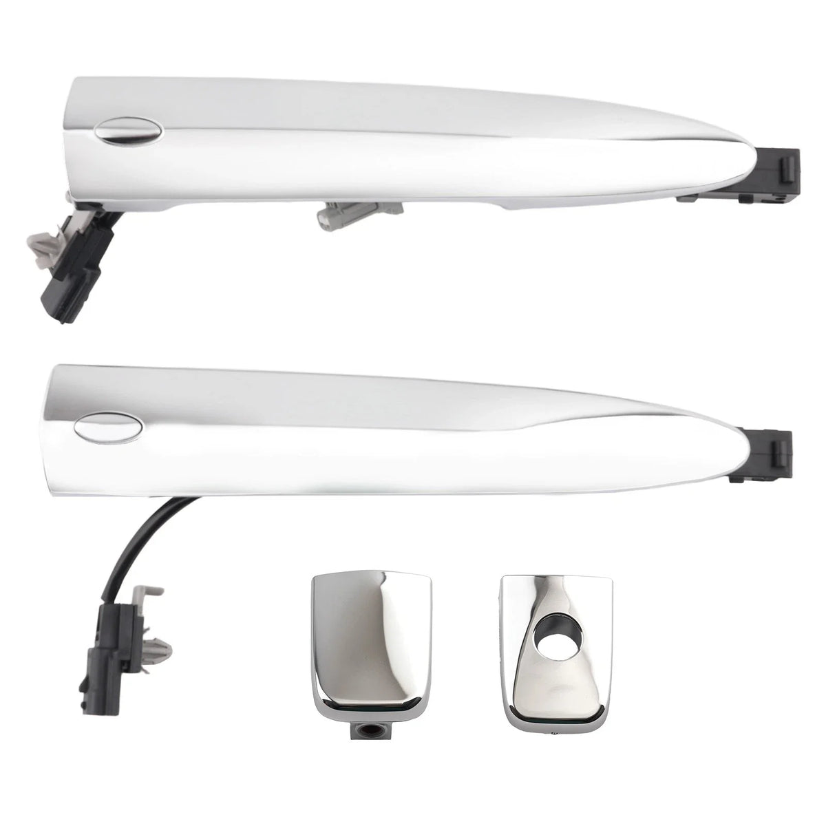 Front Door Handle for Nissan Maxima (2009–2014) 806469N00A Silver Plastic