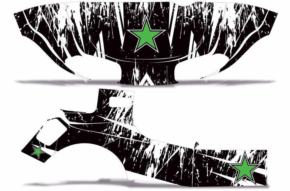 Graphics Kit Decal Sticker for E-Z-Go Freedom RXV (2015–2022)