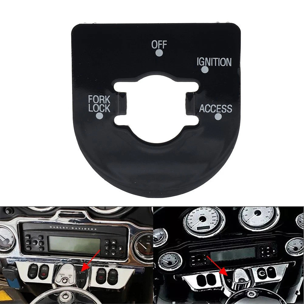 Ignition Switch Accent Panel Trim for Harley Street Electra Glide (Trikes)