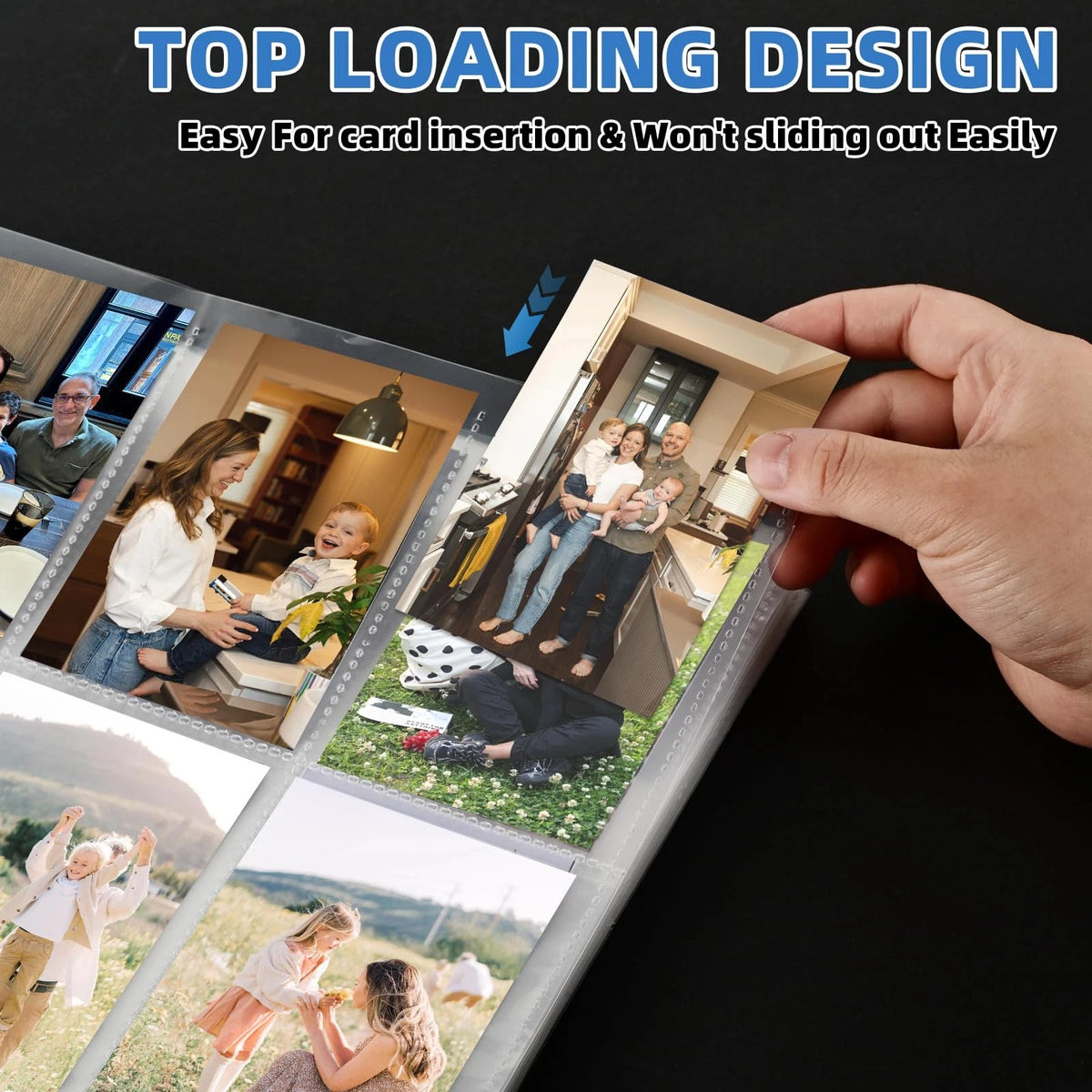 9 Pocket Card Sleeves for Trading Binder (Holds 900 Cards)