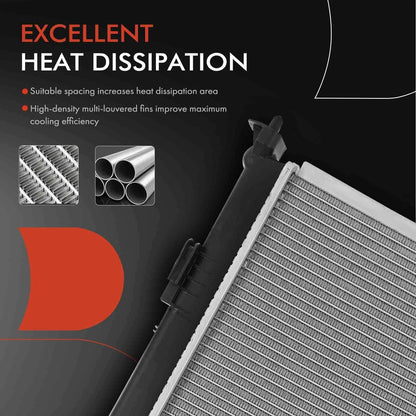 Radiator with Transmission Oil Cooler for Kia Sorento (2011–2015)