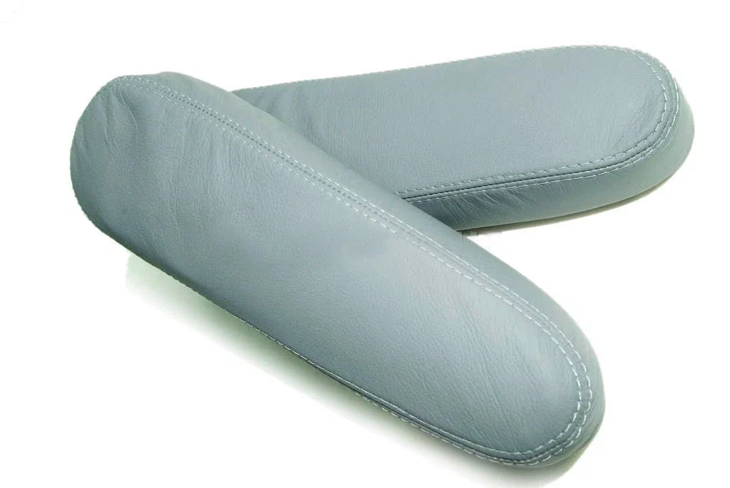 Front Seat Armrest for Nissan Armada Titan (2005–2015) Gray Leather Synthetic