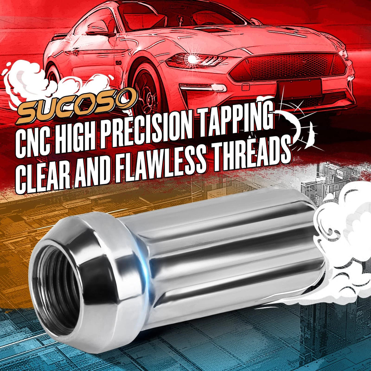 14x1.5 Lug Nuts for Chevy Silverado Tahoe (7 Spline)