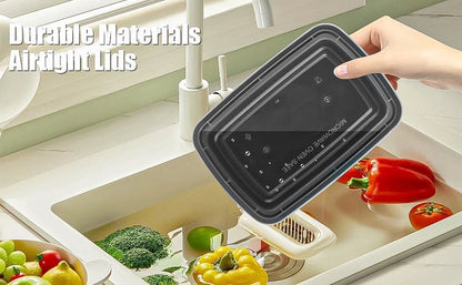 28 oz Food Storage Boxes Set of 4 BPA Free Microwavable Dishwasher Safe