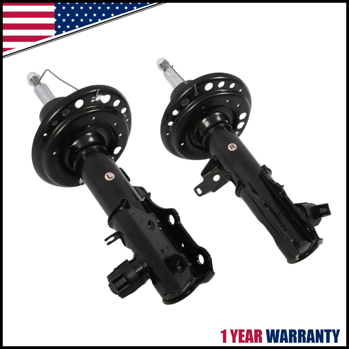 Pair Front Absorbers with Electric for Cadillac XT5, GMC Acadia (2017–2020)